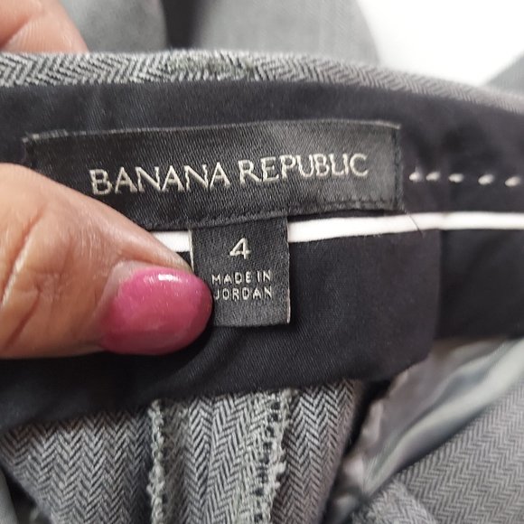 Banana Republic Sloan gray  Pants Women's Size 4 - Picture 9 of 12